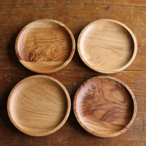 Wooden Coaster Set (4 pcs)